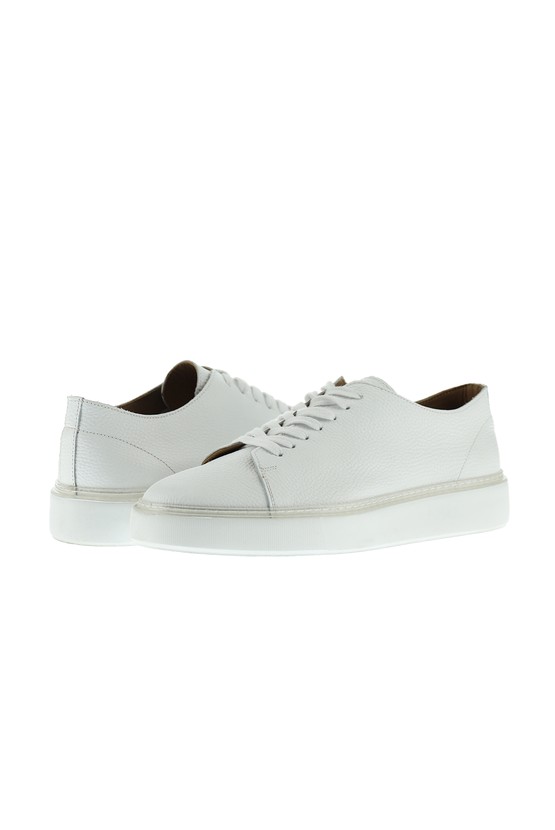 Erkek Giyim - Sneaker Deri Ayakkabı