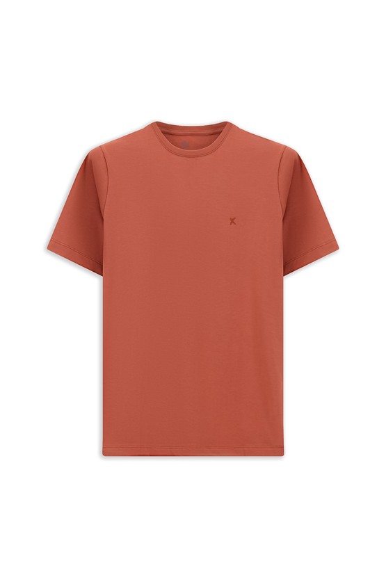 Erkek Giyim - Bisiklet Yaka Slim Fit Dar Kesim Süprem Pamuklu Tişört