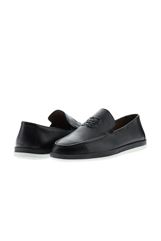 Erkek Giyim - Casual Loafer Deri Ayakkabı
