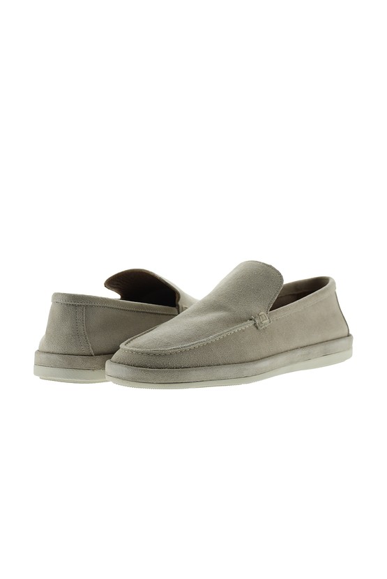 Erkek Giyim - Süet Casual Loafer Deri Ayakkabı