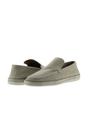  ORTA GRİ  Süet Casual Loafer Deri Ayakkabı