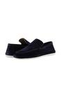  KOYU LACİVERT  Süet Casual Loafer Deri Ayakkabı