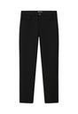 SİYAH  Slim Fit Dar Kesim Desenli Likralı Kanvas / Chino Pantolon