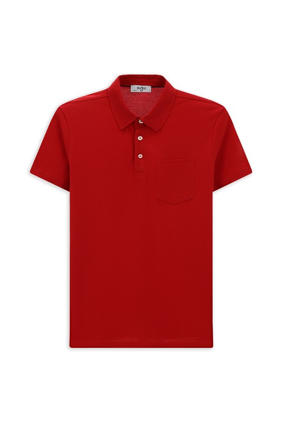 Erkek Giyim - Regular Fit Pamuk Polo Yaka Tişört