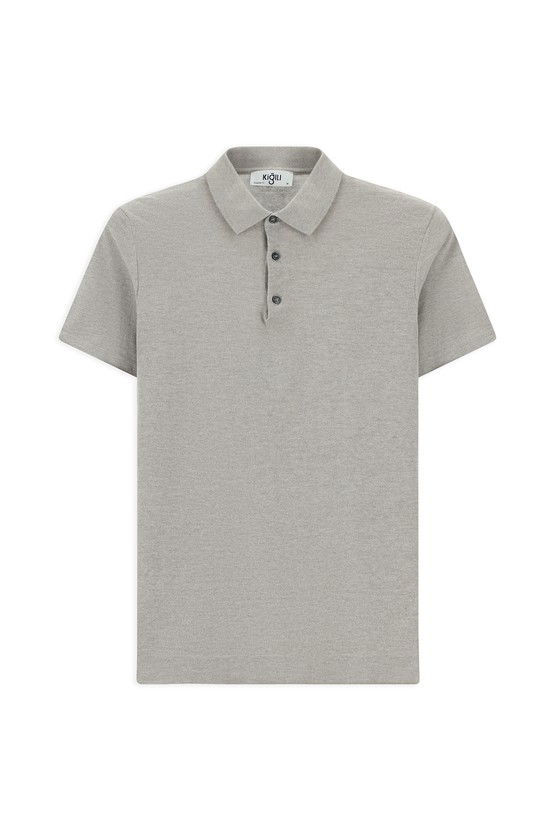 Erkek Giyim - Regular Fit Pamuklu Polo Yaka Tişört