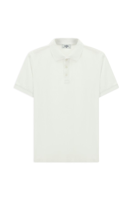 Erkek Giyim - Slim Fit Dar Kesim Pamuk Polo Yaka Tişört