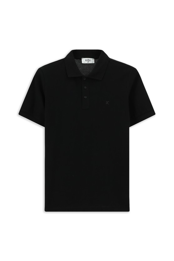 Erkek Giyim - Slim Fit Dar Kesim Pamuk Polo Yaka Tişört