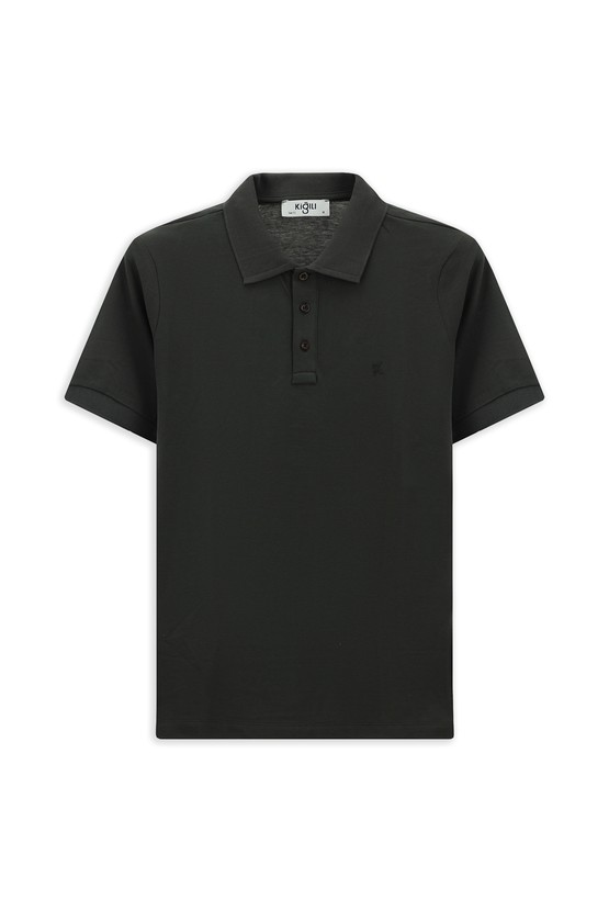 Erkek Giyim - Slim Fit Dar Kesim Pamuk Polo Yaka Tişört