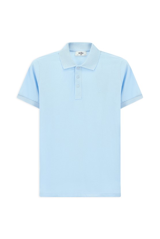 Erkek Giyim - Slim Fit Dar Kesim Pamuk Polo Yaka Tişört