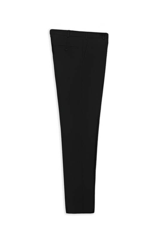 Erkek Giyim - Slim Fit Dar Kesim Yünlü Klasik Kumaş Pantolon