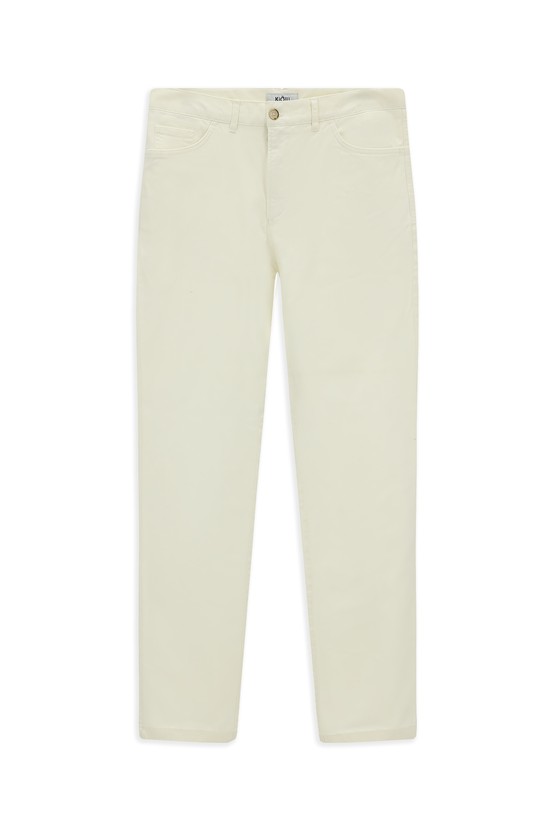 Erkek Giyim - Slim Fit Dar Kesim Likralı Kanvas / Chino Pantolon