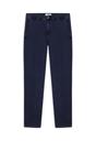  KOYU LACİVERT  Relax Fit Rahat Kesim Pamuklu Denim Look Pantolon