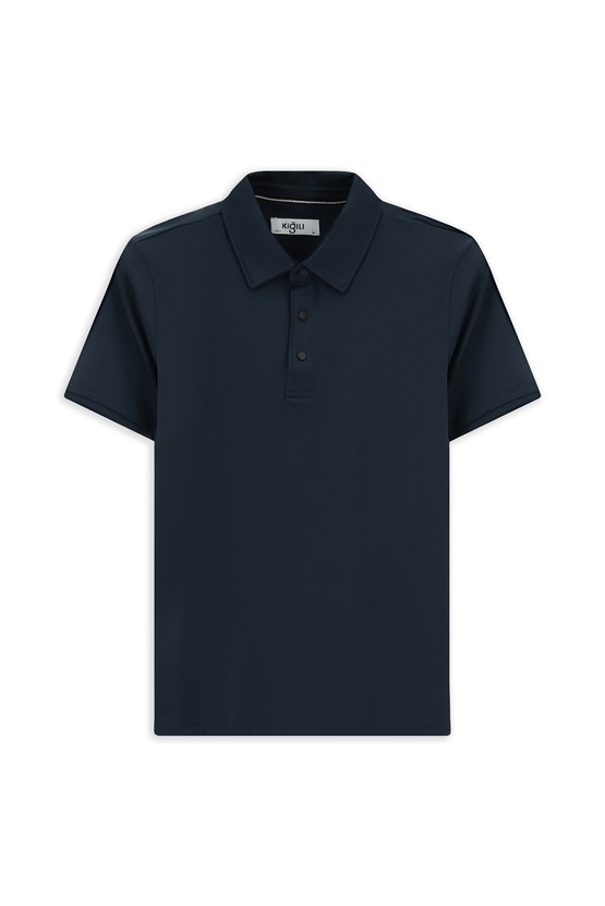 Erkek Giyim - Slim Fit Dar Kesim Likralı Polo Yaka Tişört
