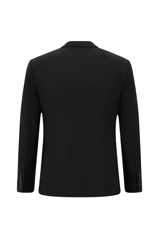 Erkek Giyim - Super Slim Fit Ekstra Dar Kesim Yünlü Klasik Takım Elbise