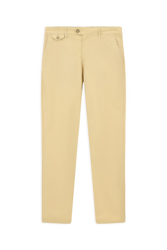 Erkek Giyim - Regular Fit Likralı Kanvas / Chino Pantolon