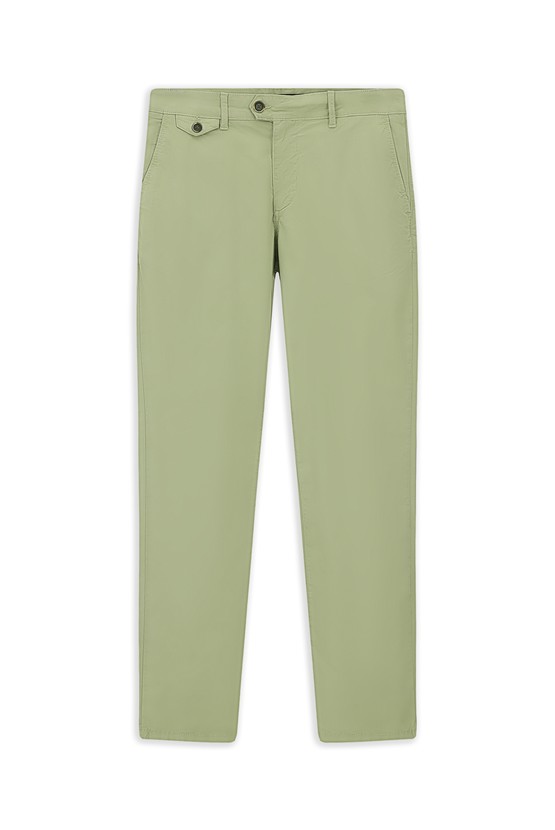 Erkek Giyim - Regular Fit Likralı Kanvas / Chino Pantolon