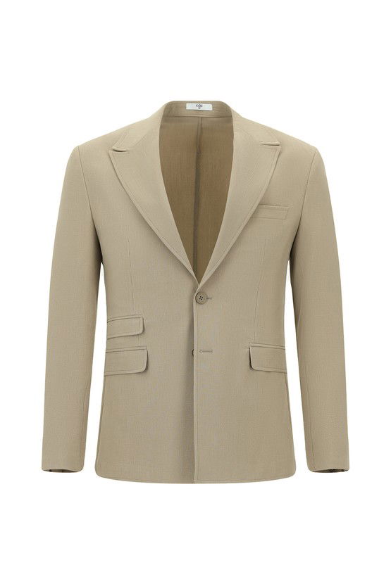 Erkek Giyim - Super Slim Fit Ekstra Dar Kesim Çizgili Takım Elbise