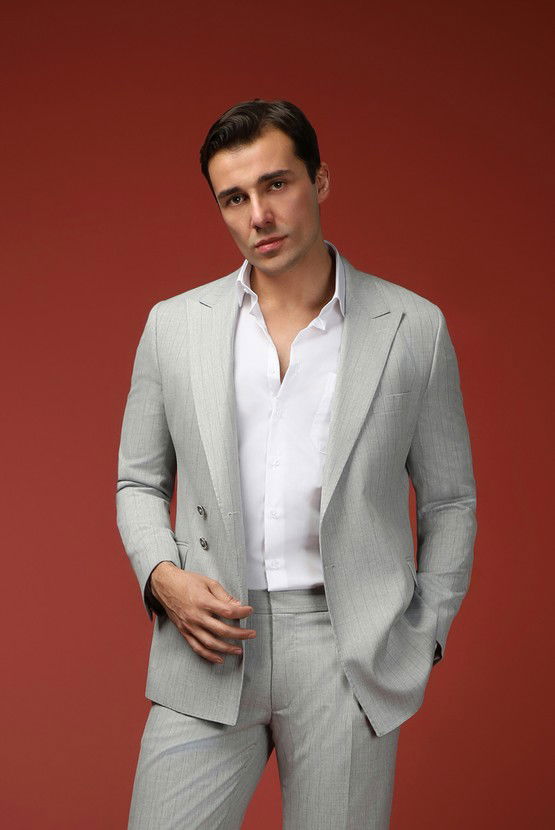 Erkek Giyim - Uzun Kol Regular Fit Non Iron Ütü Gerektirmeyen Pamuklu Gömlek