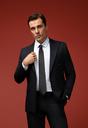  UÇUK MAVİ  Uzun Kol Slim Fit Dar Kesim Baskılı Pamuk Gömlek