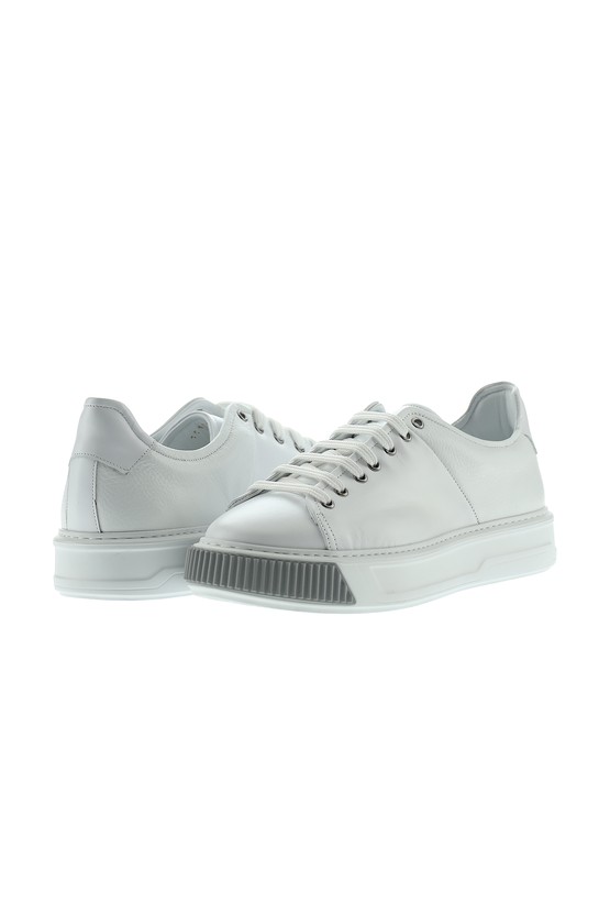 Erkek Giyim - Sneaker Deri Ayakkabı