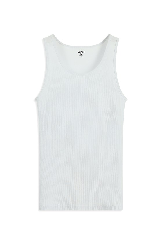 Erkek Giyim - Slim Fit Dar Kesim Pamuk Fitilli Atlet