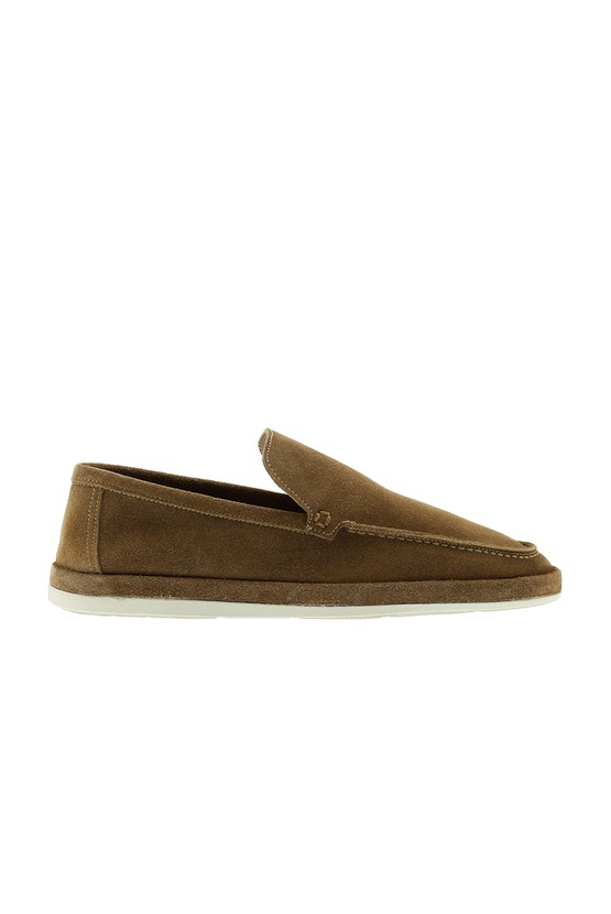 Erkek Giyim - Süet Casual Loafer Deri Ayakkabı