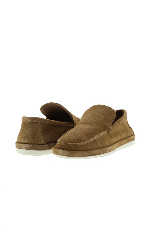 Erkek Giyim - Süet Casual Loafer Deri Ayakkabı