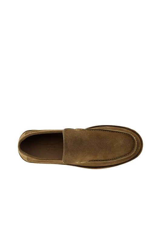 Erkek Giyim - Süet Casual Loafer Deri Ayakkabı