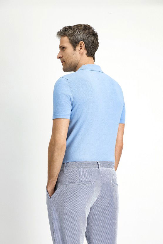 Erkek Giyim - Regular Fit Pamuklu Polo Yaka Tişört