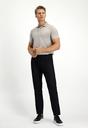  SİYAH  Regular Fit Beli Lastikli İpli Likralı Pantolon