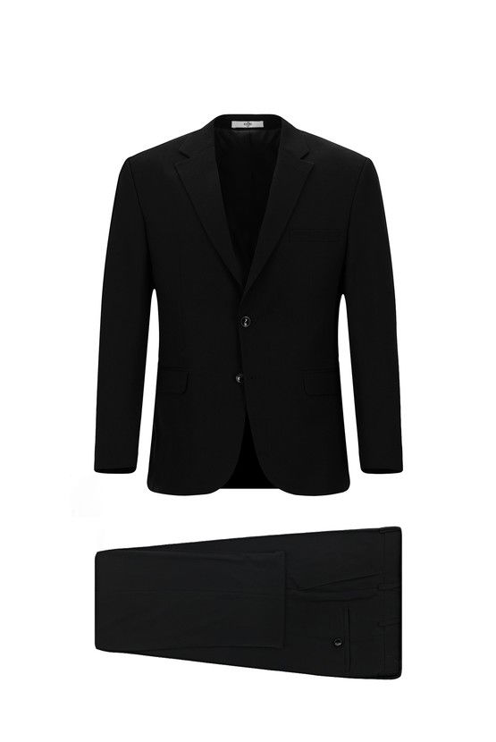 Erkek Giyim - Slim Fit Dar Kesim Klasik Takım Elbise