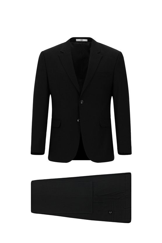 Erkek Giyim - Slim Fit Dar Kesim Klasik Takım Elbise