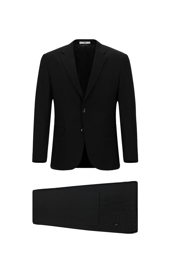 Erkek Giyim - Slim Fit Dar Kesim Klasik Takım Elbise