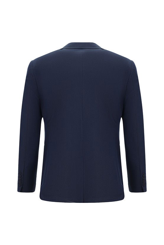 Erkek Giyim - Super Slim Fit Ekstra Dar Kesim Çizgili Takım Elbise