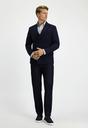  KOYU LACİVERT  Slim Fit Dar Kesim Kruvaze Takım Elbise