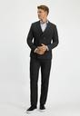  KOYU ANTRASİT  Slim Fit Dar Kesim Kruvaze Takım Elbise