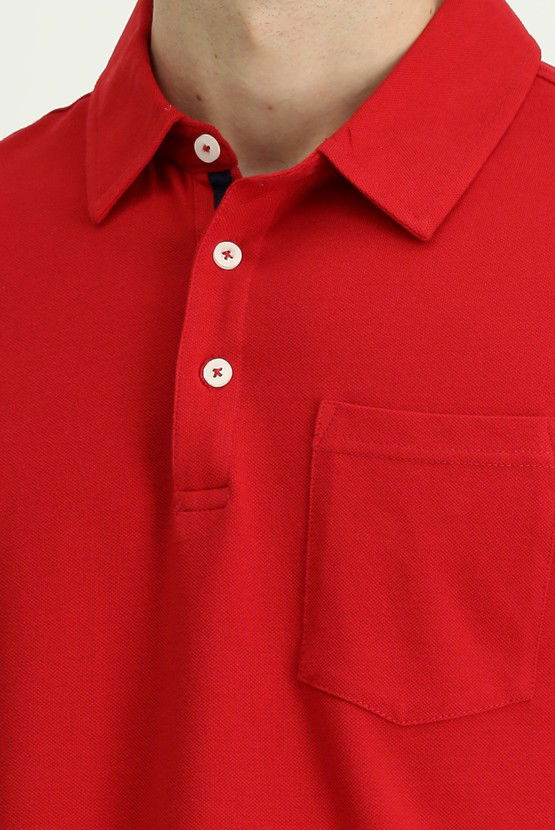 Erkek Giyim - Regular Fit Pamuk Polo Yaka Tişört