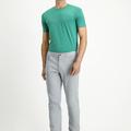  AÇIK GRİ  Slim Fit Dar Kesim Likralı Kanvas / Chino Pantolon